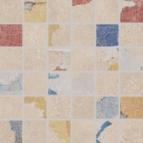 mozaika BETONICO WDM06797 vícebarevná 30x30