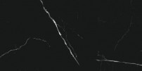 obklad FLASH černý matný WAKVK333 30x60 rektifikovaný v designu mramoru s šedobílými žílami