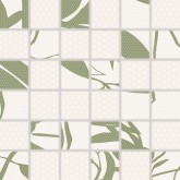 mozaika LINT WDM06678 zelená 5x5 podlepená na rastru 30x30