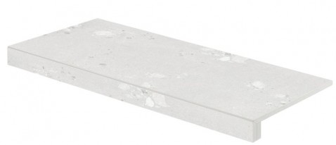 RAKO CASTONE DCF84855 paper 80x40 schodová tvarovka světle šedá