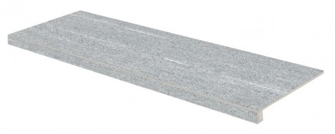 RAKO VALS schodová tvarovka DCFVF847 Natural 120x30 šedá v designu křemene