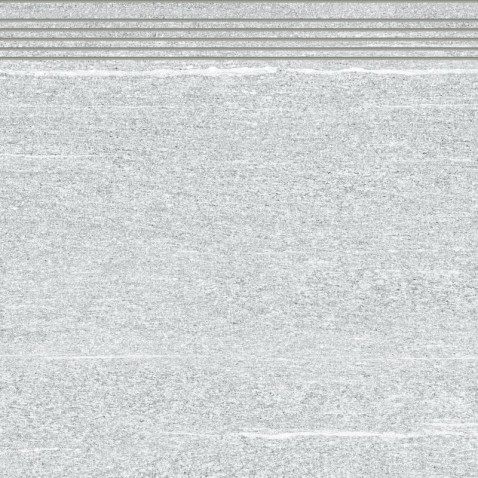 RAKO VALS schodovka DCP62846 Fog 60x60 šedobílá v designu křemene