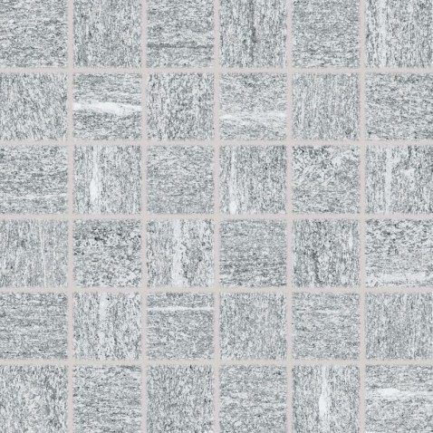 RAKO VALS mozaika DDM05847 Natural 5x5 šedá v designu hrubozrnného křemene