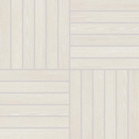 Bílá matná dlažba Wood mozaika set 30x30