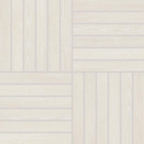 Bílá matná dlažba Wood mozaika set 30x30