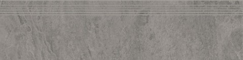 RAKO CORE schodovka DCPVD874 twilight 120x30 šedá v designu štípané břidlice
