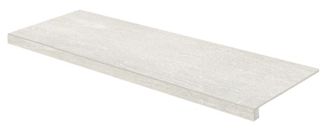 RAKO PLANK schodová tvarovka DCFVD893 feather 120x30 světle šedá v designu dřeva
