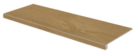 RAKO PLANK schodová tvarovka DCFVD895 heavy 120x30 hnědá v designu dřeva