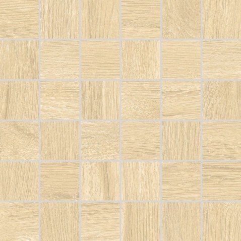 RAKO PLAŃK mozaika DDM05894 mid 5x5 béžová v designu dřeva