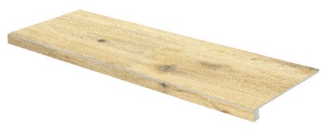 RAKO PINO schodová tvarovka DCFVD896 bloom120x30 béžová v designu dřeva