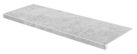 RAKO SHADE schodová tvarovka DCFVD888 Gravel 120x30 světle šedá v designu přírodního kamene