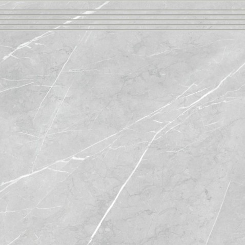 RAKO TOUCH schodovka DCP62903 Dust 60x60 šedá v designu mramoru