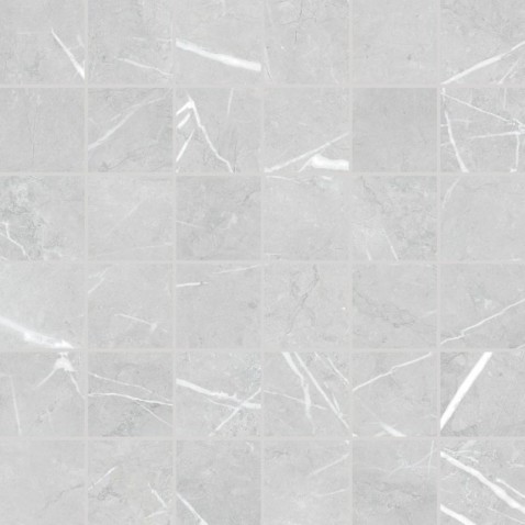 RAKO TOUCH mozaika DDM05903 Dust 5x5 šedá v designu mramoru