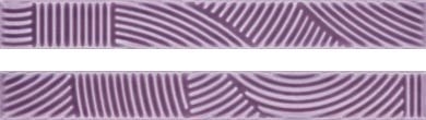 Dekorační reliéfní obkladová listela Frosica rozměr 20x2,3 fialová