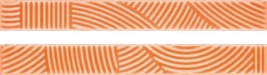 Dekorační reliéfní obkladová listela Frosica 20x2,3 oranžová