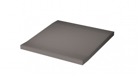 Bezbariérová tvarovka průběžná RAKO Taurus COLOR TTP11006 Light Grey 10x10 šedá mat