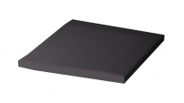 Bezbariérová tvarovka rohová RAKO Taurus COLOR TTR11019 Black 10x10 slonová kost mat