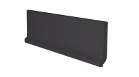 Sokl s požlábkem RAKO Taurus COLOR TSPKF019 Black 30x8 černý mat