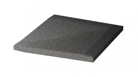 Bezbariérová tvarovka průběžná RAKO Taurus Granit TTR11069 Rio Negro 10x10 černá mat