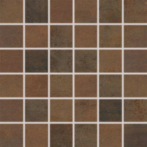 RUSH - mozaika - set 30x30 tmavě hnědá