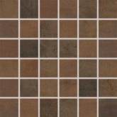 RUSH - mozaika - set 30x30 tmavě hnědá