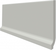 Sokl s požlábkem RAKO Taurus COLOR TSPEM003 Light Grey 20x9 světle šedý mat