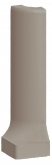 Sokl s požlábkem - vnější roh RAKO Taurus COLOR TSERH025 Tobacco 2,3x8 šedohnědý
