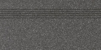 Schodovka RAKO Taurus Granit TCPSE069 Rio Negro 30x60 černá mat