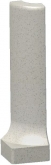 Sokl s požlábkem - vnější roh  RAKO Taurus Granit TSERH078 Sierra 2,3x8 světle šedý mat