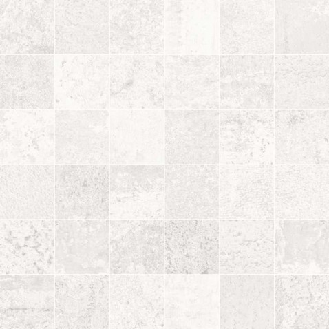 Mozaika Metallic White bílá s metalickým efektem 5x5 cm