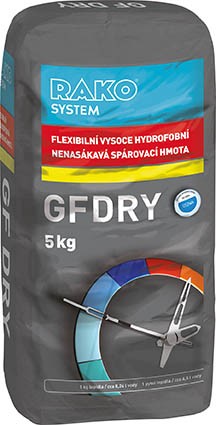 Flexibilní spárovací hmota GF DRY 5 kg pro spáry 2-10 mm antracit