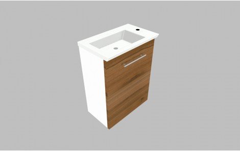 Umyvadlová skříňka KIM45 (dřeviny - otevírání pravé)